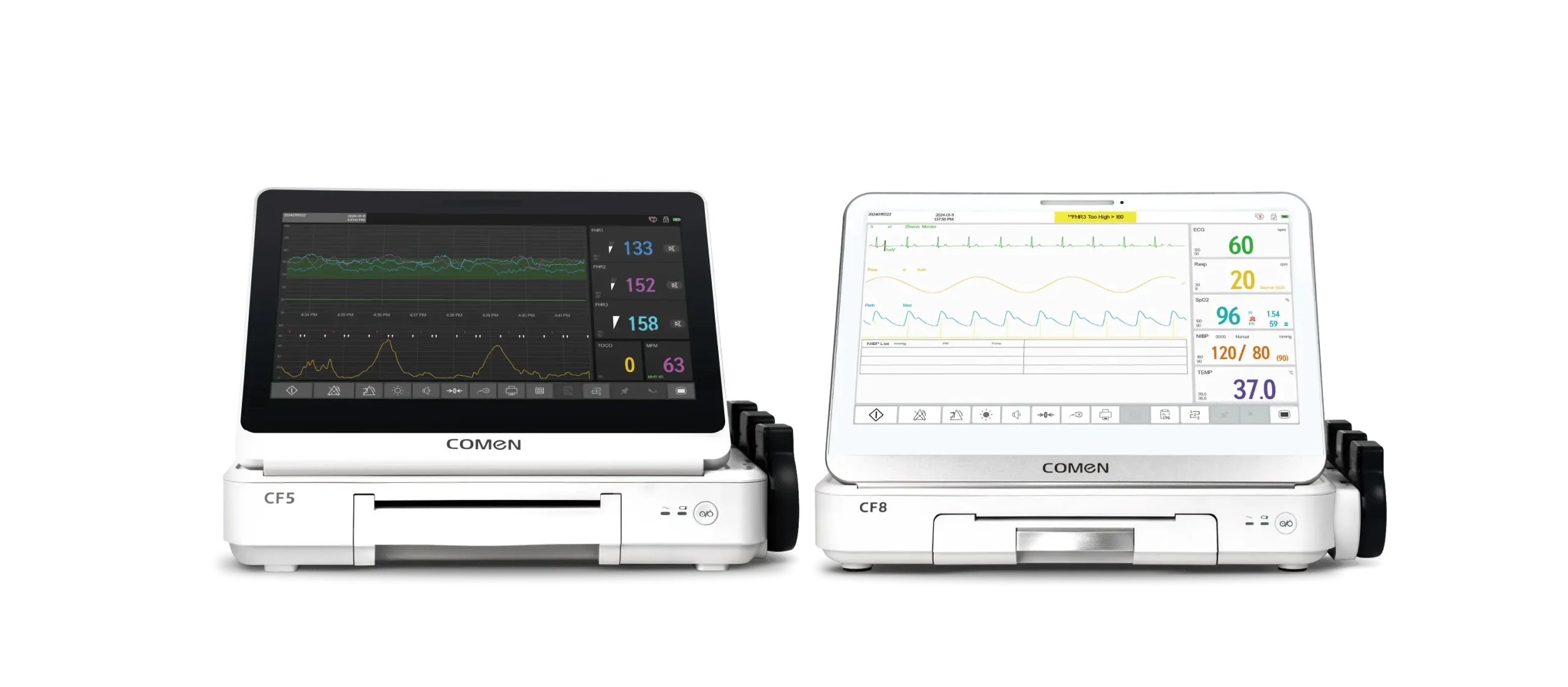 CF5/CF8, Fetal and Maternal Patient Monitor.